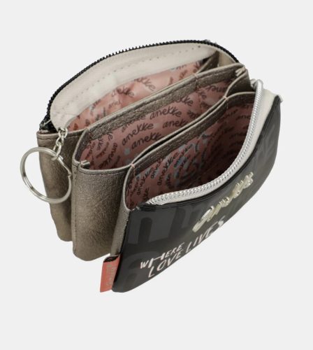 Anekke Peace & Love 38869-010 fekete pénztárca