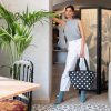 Reisenthel ZS7073 shopper M dots white női válltáska