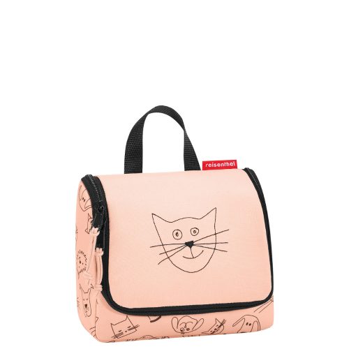 Reisenthel IO3064 Toiletbag S kids cats and dogs rose kozmetikai táska