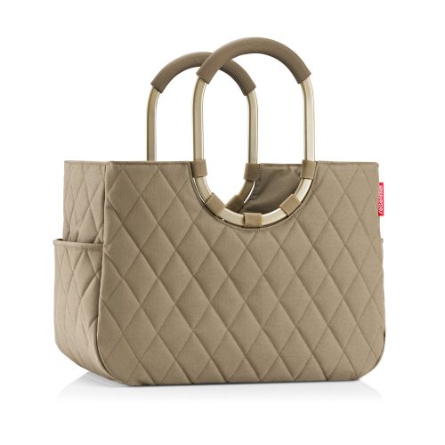 Reisenthel OR5047 Loopshopper L frame rhombus olive női bevásárlótáska