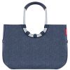 Reisenthel OR4113 Loopshopper L herringbone dark blue női bevásárlótáska