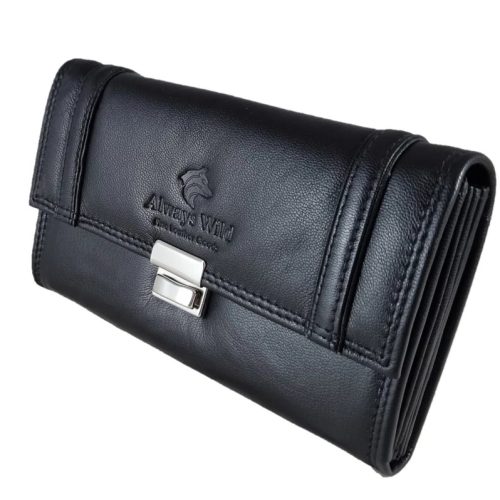 Always Wild 5945 fekete bőr pincér brifkó