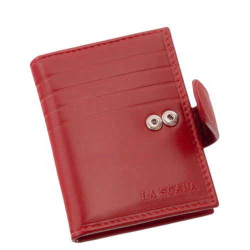 La Scala VNE4/T piros kártyatartó