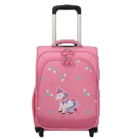   Travelite 81836-17 Minimover egyszarvú rózsaszín 2w bőrönd 