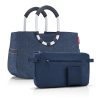 Reisenthel OS4113 Loopshopper M herringbone dark blue női bevásárlótáska