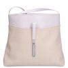 Karen D 099 bézs furla fehér rostbőr táska
