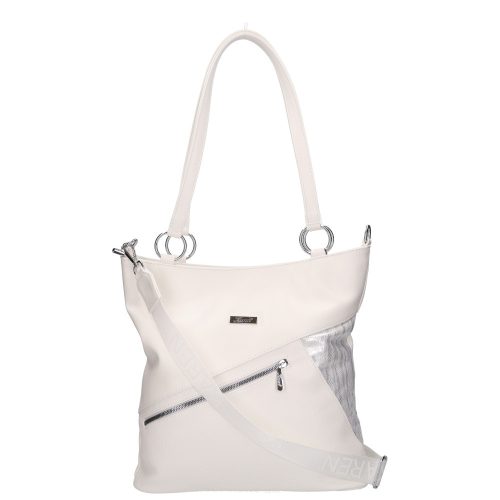 Karen 9507 fehér ezüst táska