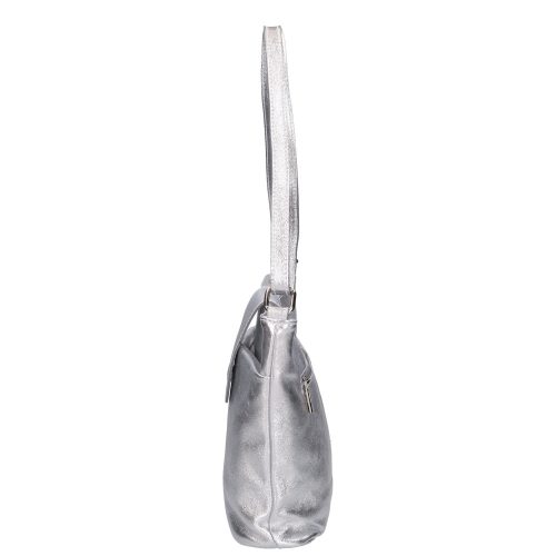 Olasz bőr 0110 ezüst táska