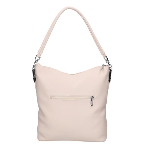 Karen 1337 bis bézs virág rostbőr női táska