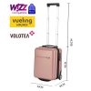 Bontour Wizzair kabinbőrönd rosegold 40x30x20 cm