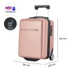 Bontour Wizzair és Ryanair ülés alatti bőrönd XS méret underseater rosegold 40x30x20 cm