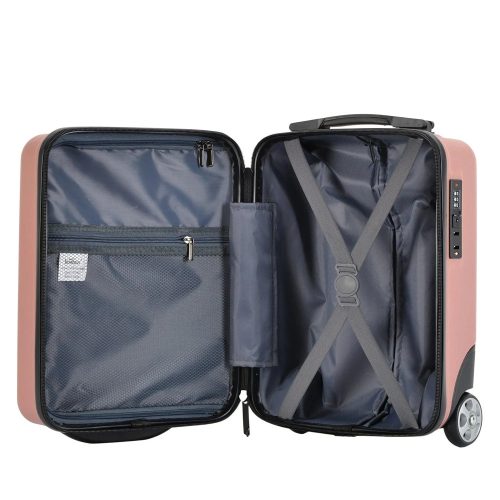 Bontour Wizzair és Ryanair ülés alatti bőrönd XS méret underseater rosegold 40x30x20 cm