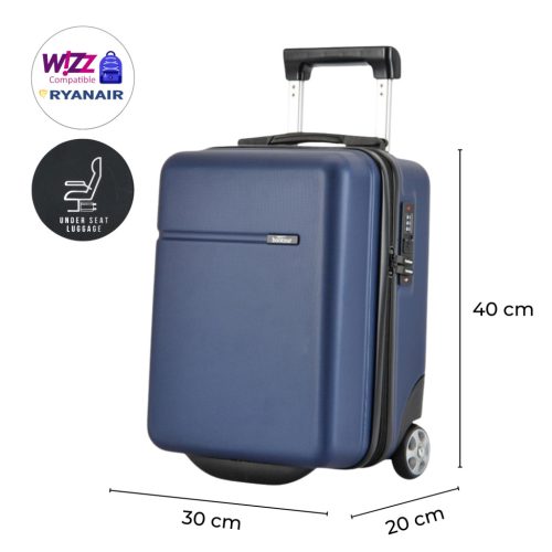 Bontour Wizzair ülés alatti bőrönd XS méret kék 40x30x20 cm