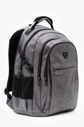 Budmil Leighton szürke iskolatáska szett 2 db szürke tolltartó