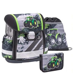 Belmil traktoros elsős iskolatáska szett