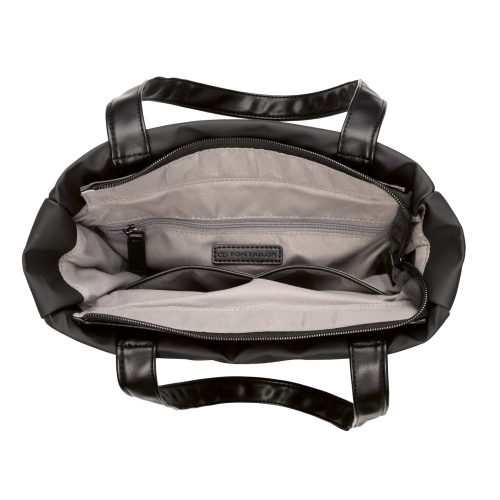 Tom Tailor női válltáska Patti, Zip tote bag M fekete