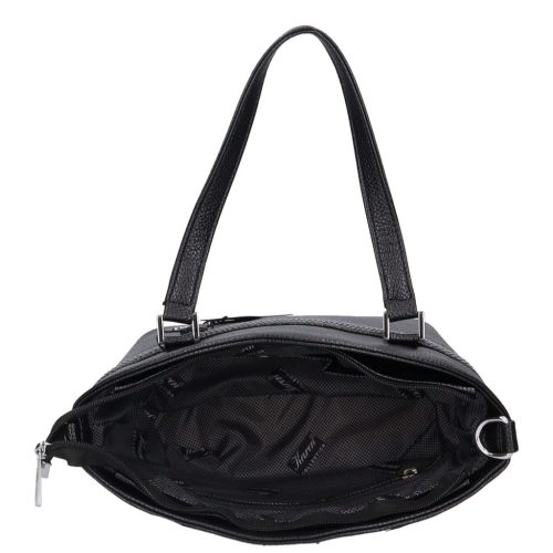 Karen 2472 fekete fonott rostbőr női kézitáska