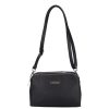 Karen D 620 fekete rostbőr női válltáska
