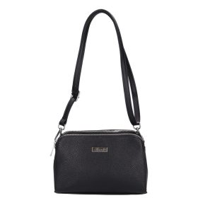 Karen D 620 fekete rostbőr női válltáska