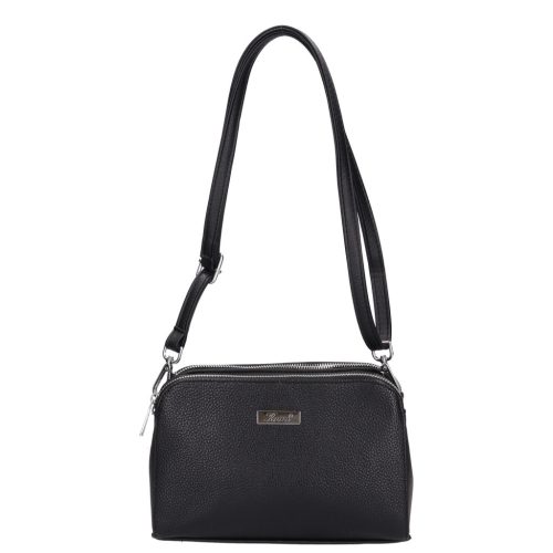 Karen D 620 fekete rostbőr női válltáska