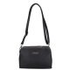 Karen D 620 fekete rostbőr női válltáska