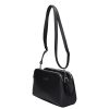 Karen D 620 fekete rostbőr női válltáska