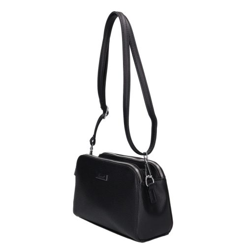 Karen D 620 fekete rostbőr női válltáska