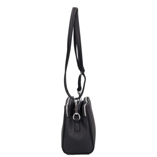 Karen D 620 fekete rostbőr női válltáska