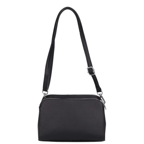Karen D 620 fekete rostbőr női válltáska