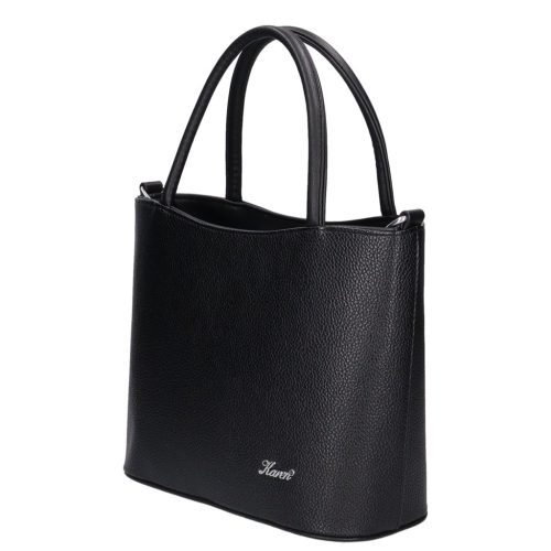 Karen 2475 fekete rostbőr női kézitáska