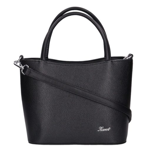 Karen 2475 fekete rostbőr női kézitáska