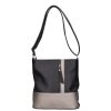 Karen N 157 fekete grafit rostbőr női válltáska
