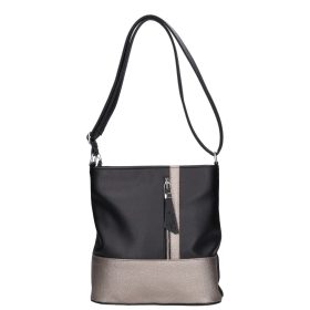 Karen N 157 fekete grafit rostbőr női válltáska