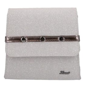 Karen 9516 ezüst rostbőr női alkalmi táska