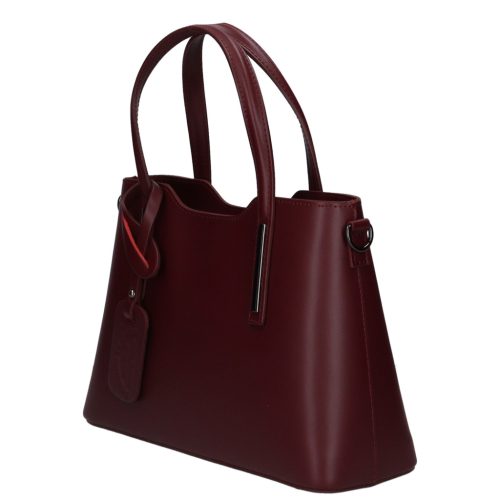 Olasz bőr 5136 bordó táska