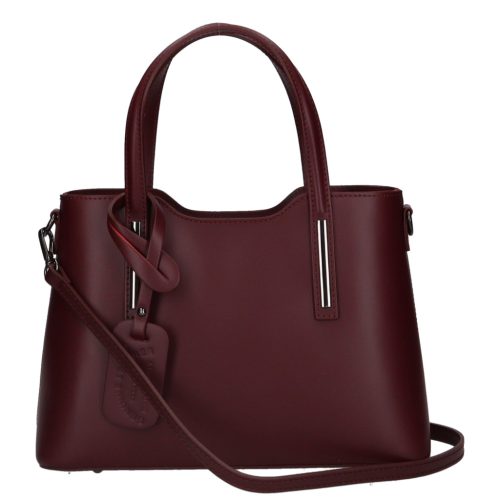 Olasz bőr 5136 bordó táska