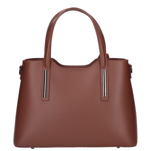 Olasz bőr 5136 barna női kézitáska