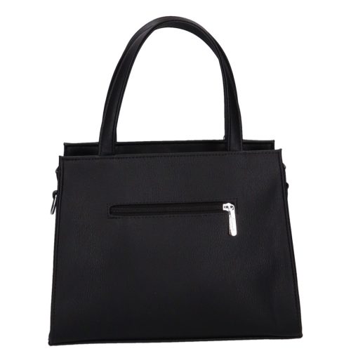 Karen 9522 fekete rostbőr női kézitáska