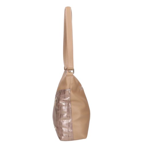 Karen 1651 drapp rostbőr női válltáska