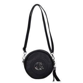 Chiara I 5013 JD fekete rostbőr női válltáska