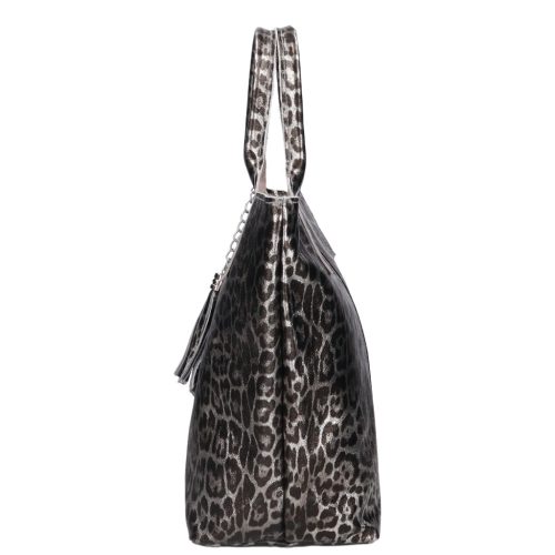 Olasz bőr 5230 ezüst táska