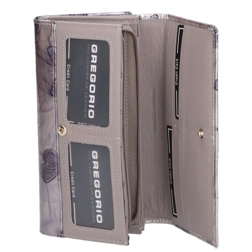 Gregorio BTS-22 ezüst lepkés női pénztárca