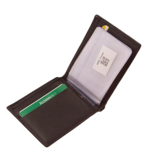 La Scala AD01 barna bőr kártyatartó