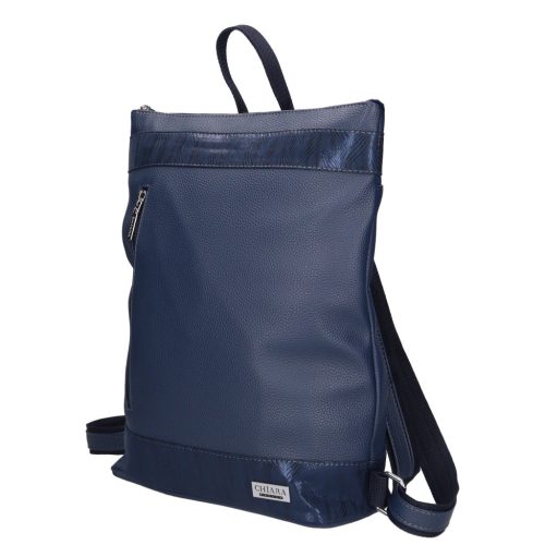 Chiara K 7017 kék rostbőr női táska