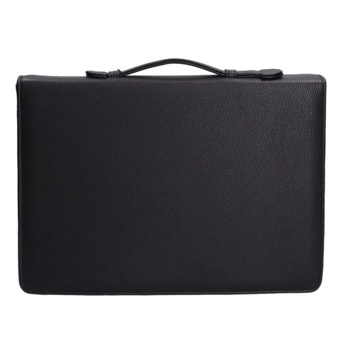 KAREN R 015 Fekete rostbőr A4-es mappa