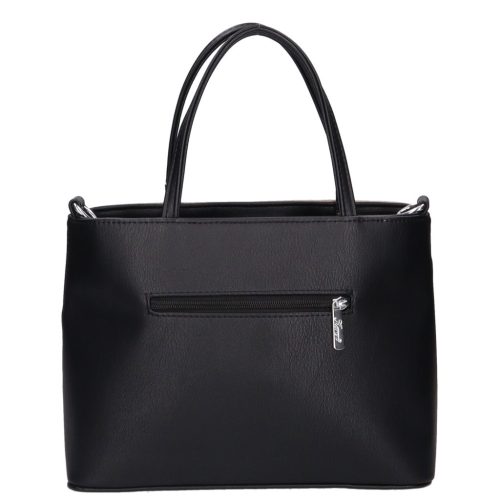 Karen D 444 fekete bronz rostbőr női táska