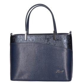 Karen rostbőr női táska D 444 kék rostbőr 