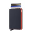 Secrid Slimwallet matte night blue & orange kártyatartó 