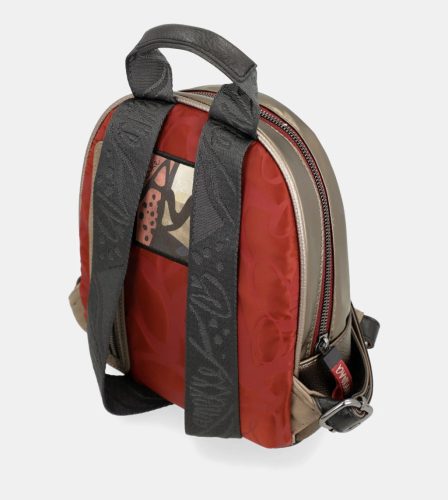 Anekke Imaginary 39775-185 bézs piros hátizsák