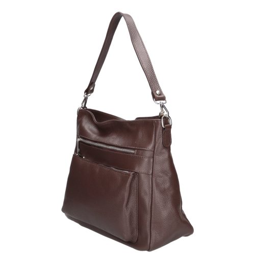 Olasz bőr 6129 barna táska